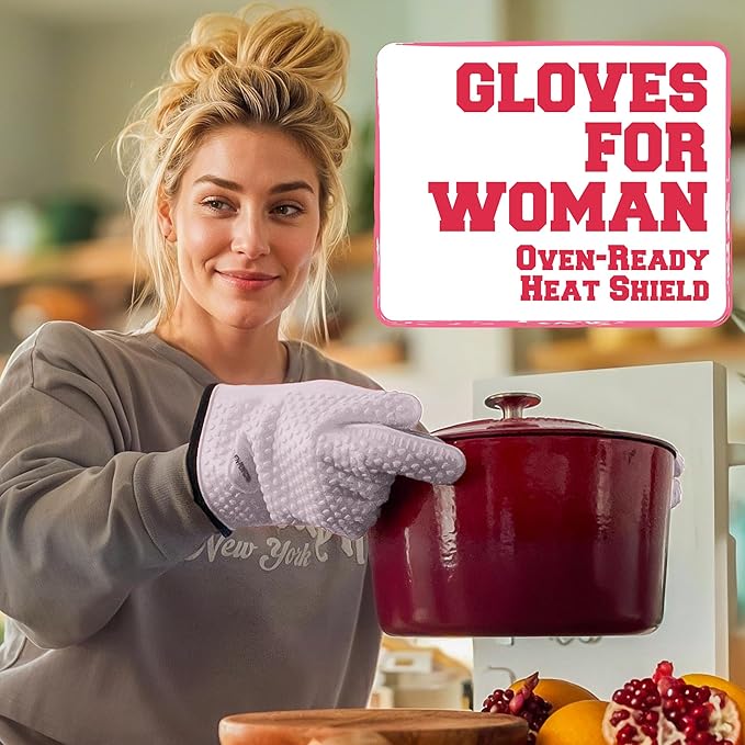 KITCHEN PERFECTION Silicone Smoker Oven Gloves - Image 2
