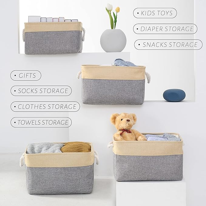 TcaFmac Cube Storage Bin, Storage Baskets - Image 2