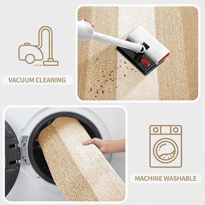 Kitinjoy Indoor Outdoor Door Mat, 40x32 Non-Slip Absorbent Dirt Trapper - Image 5