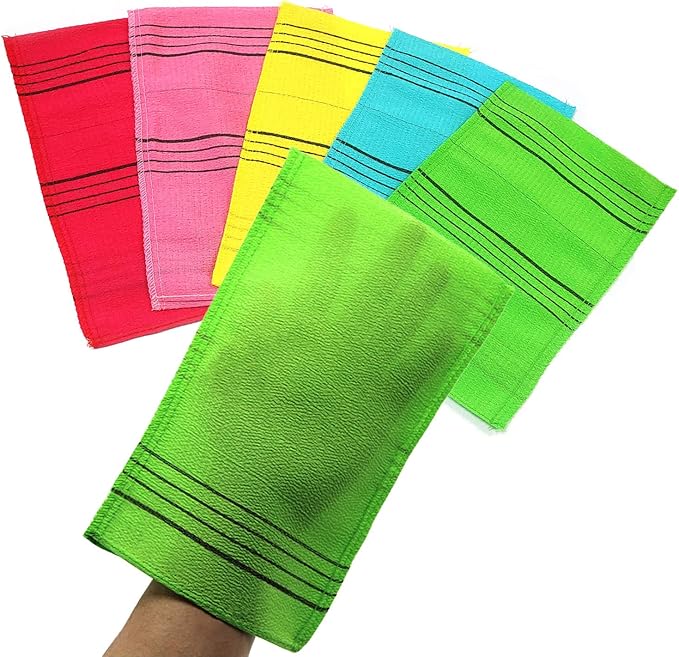 Korean Exfoliating Mitt, Large Size, 5 Colors, Back and Body Exfoliating by NEPURE_OFFICIAL