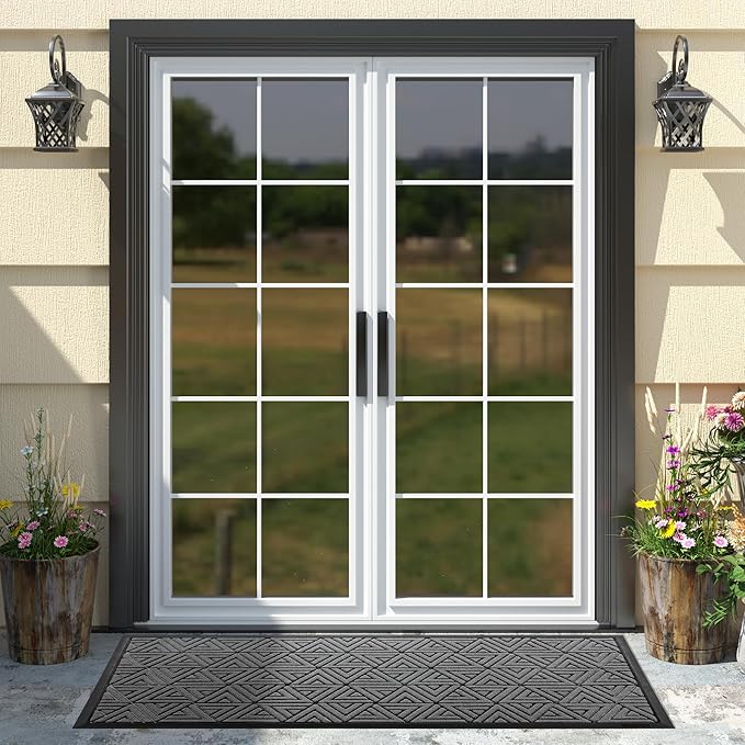 Yimobra Large Door Mat 47x24, All-Weather Waterproof Non-Slip Welcome Matt - Image 3