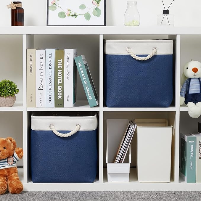 Temary Storage Baskets for Shelves, Decorative Basket - Image 5