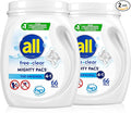 all Unit Dose Laundry Detergent, Mighty Pacs, Free Clear by all%C2%AELaundry