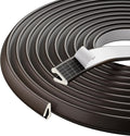 V Shape Foam Weather Stripping Door Frame Seal Strip 19.7FT Brown, Draft Stopper by KNEELISA