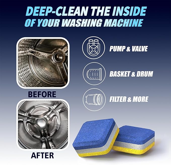 Washing Machine Cleaner Descaler 28 Pack - Image 2