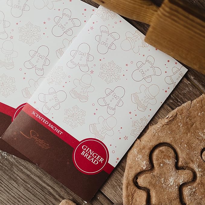 Simplicity Scents Gingerbread Scented Sachets Pack of 3, Fall & Winter - Image 6