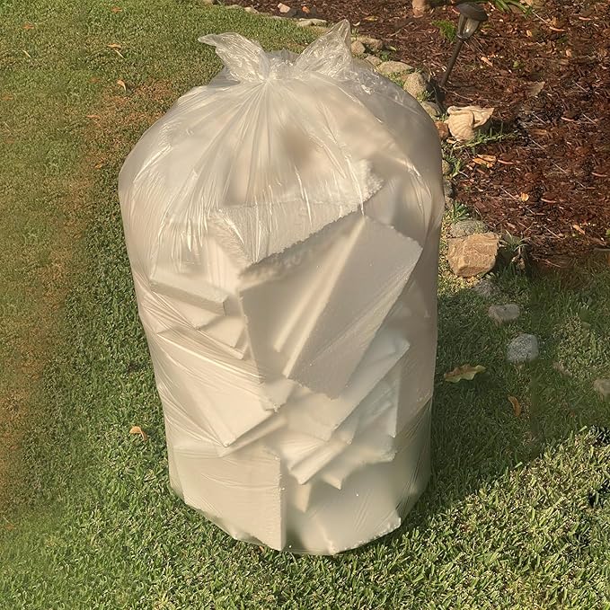 TYPLASTICS 33 Gallon Clear Trash Can Liners - Image 5