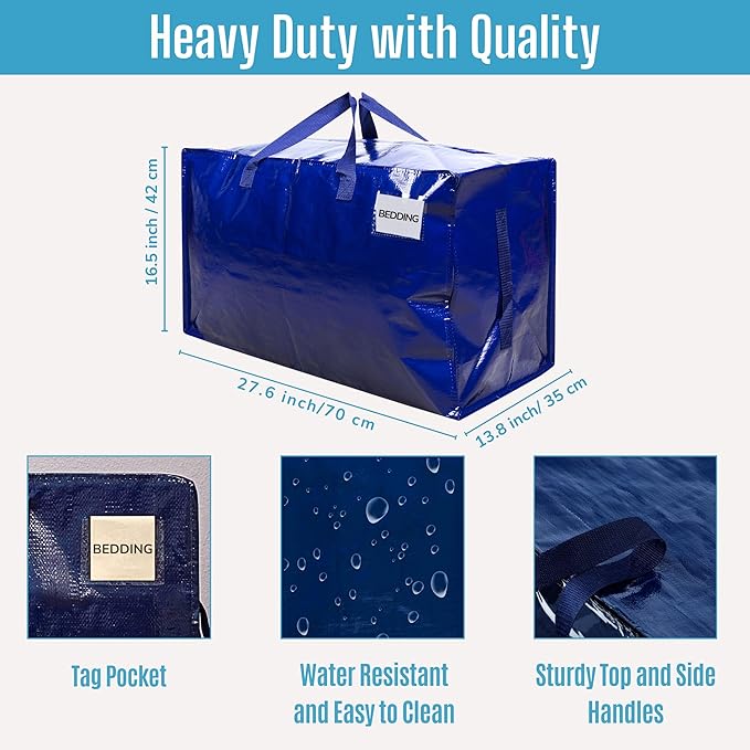 VENO 2 Pack Moving and Storage Bags, Heavy Duty, Alternative to Moving Boxes - Image 3