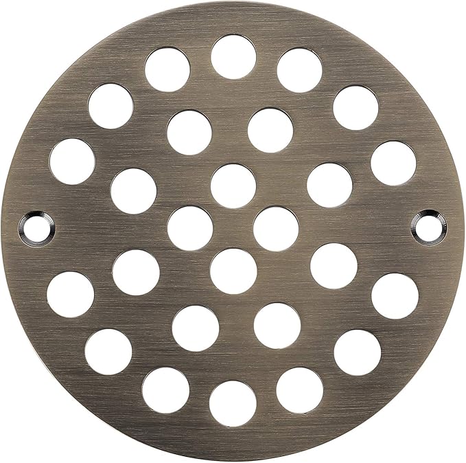 4-Inch Screw-in Shower Strainer Drain Cover Replacement Floor Strainer by vouruna