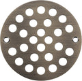 4-Inch Screw-in Shower Strainer Drain Cover Replacement Floor Strainer by vouruna
