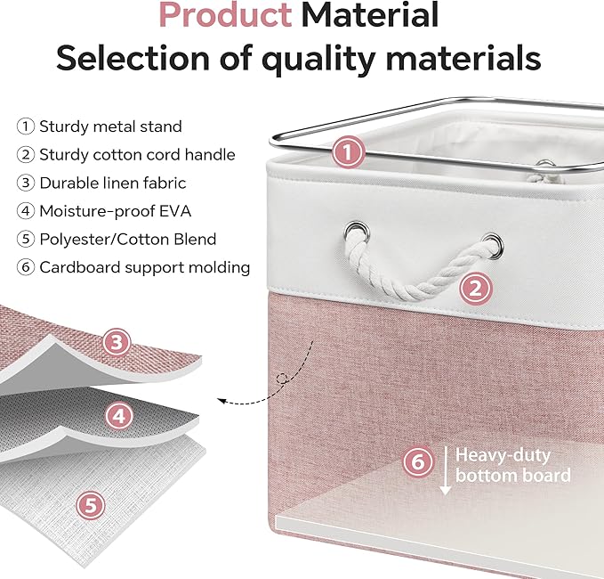 13x13 Inch Cube Storage Bins - Image 5
