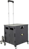 dbest products Quik Cart Stair Climber Wheeled Rolling Crate Teacher Utility by dbestproductsInc