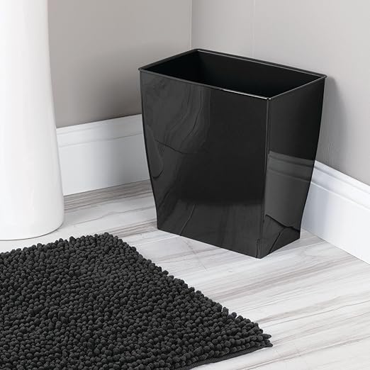 iDesign Small Bathroom Trash Can, Made in USA - Image 5