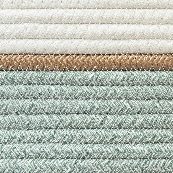 LA JOLIE MUSE Woven Basket Rope Storage Baskets - Image 6