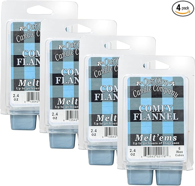 Our Own Candle Company Premium Wax Melt, Comfy Flannel Scent, Handmade in The by OurOwnCandleCompanycandles