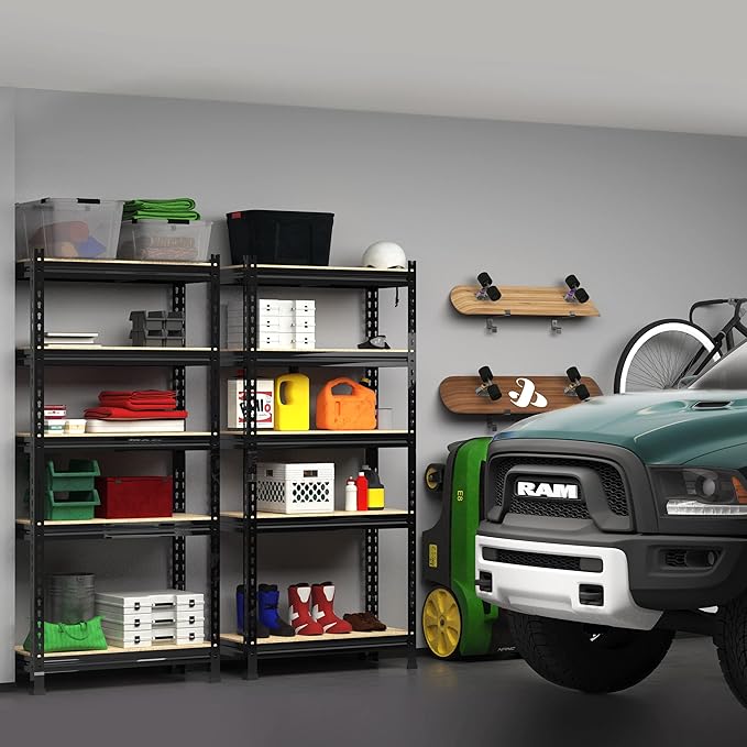 PrimeZone Storage Shelves 5 Tier Adjustable Garage Storage Shelving, Heavy Duty - Image 2