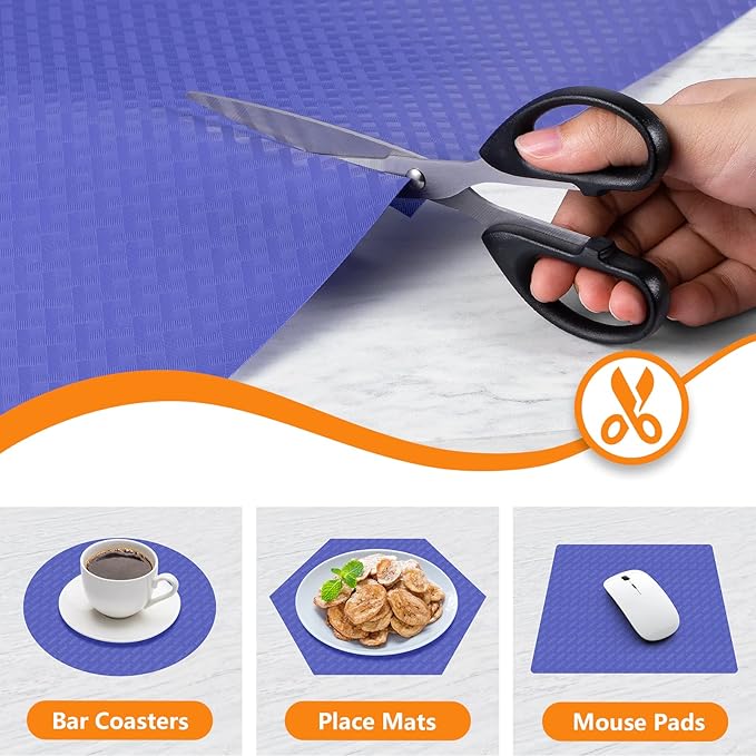 Shelf Liners for Kitchen Cabinets Refrigerator Liners Waterproof Plastic - Image 5