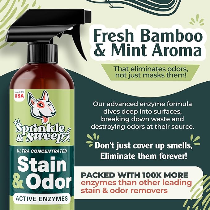 Enzyme Cleaner for Cat Urine | Cat Pee Odor Eliminator & Stain Remover | Dog - Image 4
