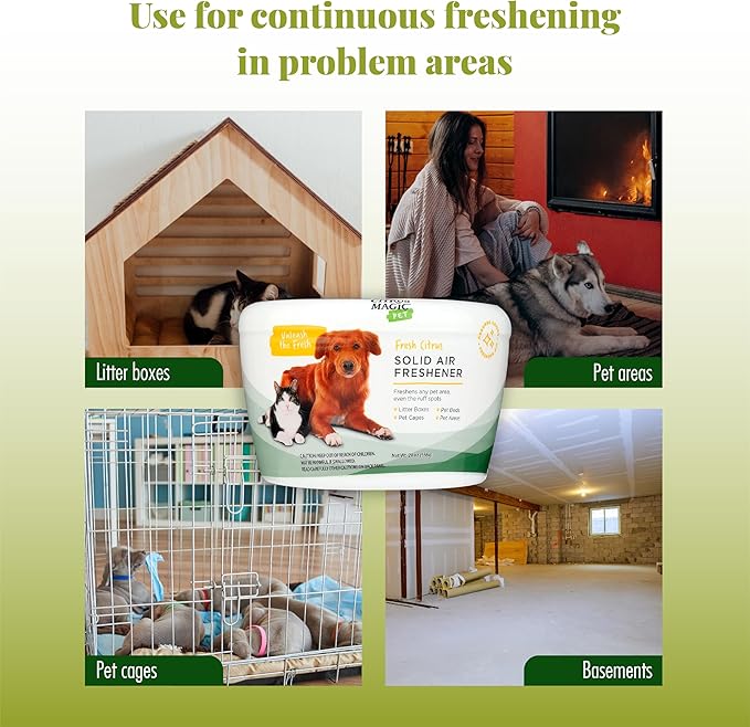 Citrus Magic Pet Solid Air Freshener, Pet Odor Eliminator - Image 6