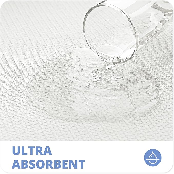 Bath Mat, Ultra Thin Bathroom Runner Rugs, Large Bath Mats - Image 3