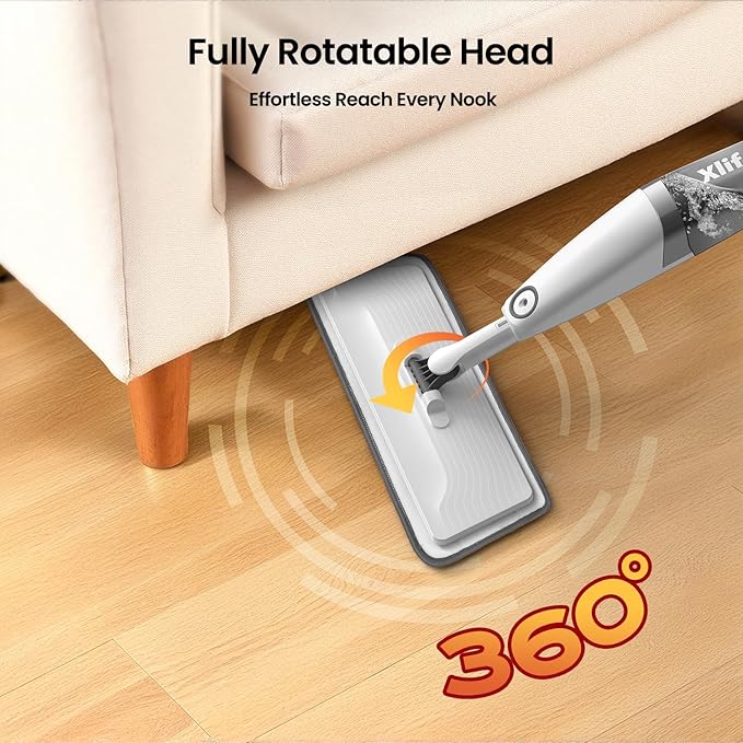 Spray Mops for Floor Cleaning, Xlife Microfiber Dust Mop - Image 6