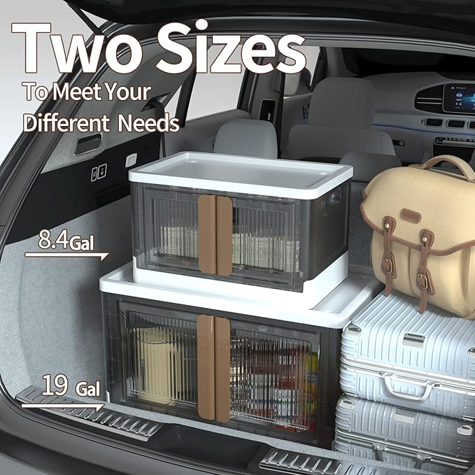 HAIXIN Plastic Storage Containers, Stackable Closet Organizers and Storage - Image 5