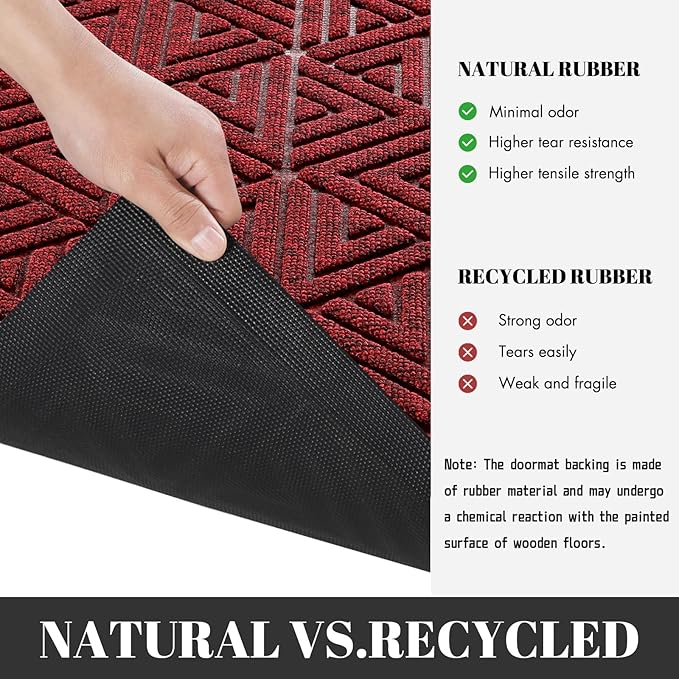 Yimobra Front Door Mat Outside Entrance 72 x 24, Waterproof and Washable - Image 5