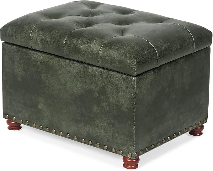 Joveco Storage Ottoman Rectangular Tufted Upholstered Ottomans by Joveco