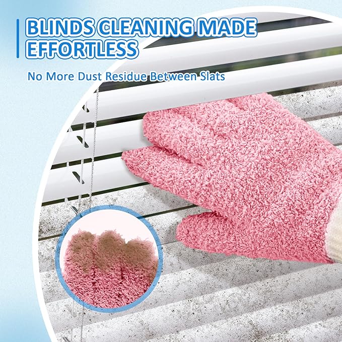 MIG4U Microfiber Dusting Gloves House Cleaning Glove - Image 4