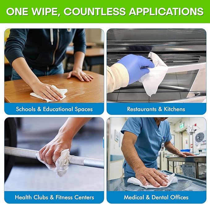 Zoom Evolution Multi-Purpose Antibacterial Wipes, Disinfecting Cleaning & - Image 5