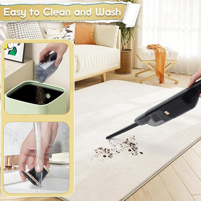 Handheld Vacuum Cordless, High Power Suction, USB Quick Charge, Car Vacuum - Image 7