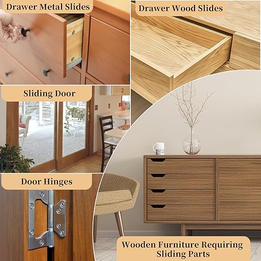 Wood Drawer Wax Lubricant Paste Door-Ease Lubricant Wear-Resistant Eliminate - Image 7