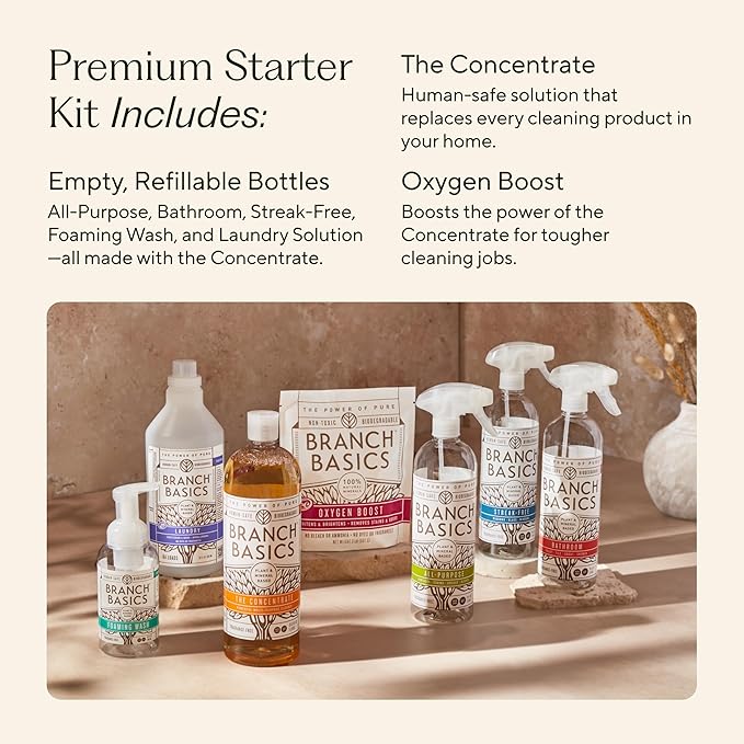 Branch Basics Premium Starter Kit: All Purpose, and Bathroom Cleaner plus our - Image 3