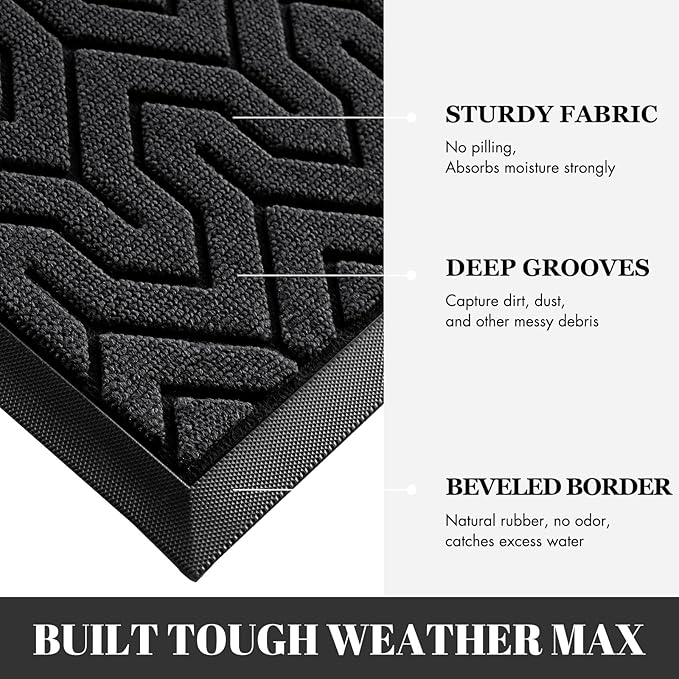 Yimobra Extra Large Door Mat Outside Entrance 60x32, Waterproof Heavy Duty - Image 4