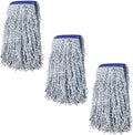 KLEEN Handler Cut End Finish Mop | 1.25" Universal Headband Maximum Absorption by BisonLife