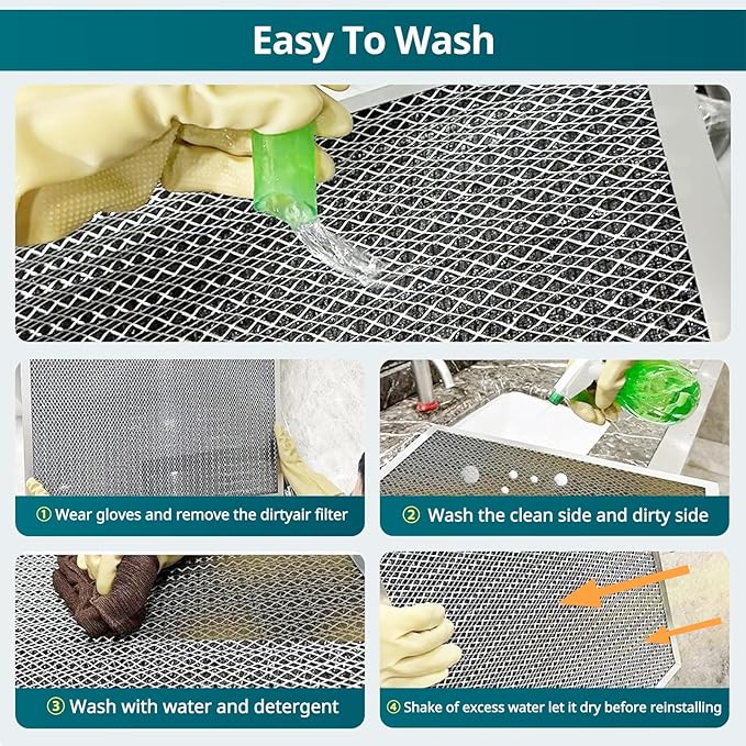 Torjim 16x24x1 MERV8 Air Filter, Washable & Reusable Electrostatic Filter - Image 6