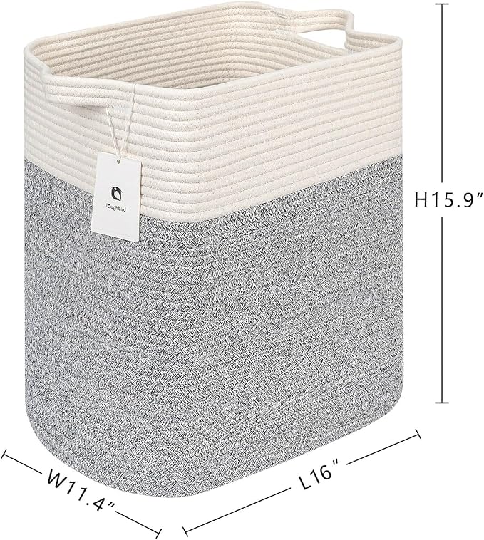Hamper Toy Storage Collapsible Laundry Bin, Medium Fabric Organizer - Image 4