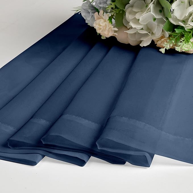 Chyhomenyc Voile Sheer Curtain Panels 45in Long 2 Pack, Short Bathroom Window - Image 8