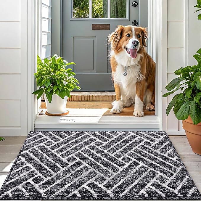 OLANLY Indoor Door Mat, 32x20 Inch, Dirt Resistant and Absorbent, Non-Slip - Image 6