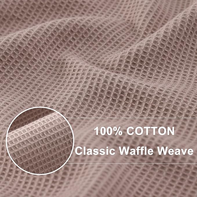 Homaxy 100% Cotton Waffle Weave Dish Cloths - Image 2