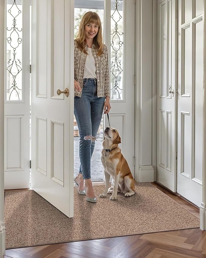 LUMI Indoor Door Mat 24"x36", Ultra Thin Low Profile Non-Slip Doormat - Image 9