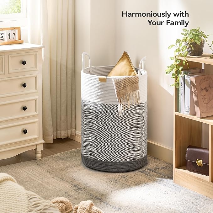Laundry Hamper 75L, Large Laundry Basket - Image 2