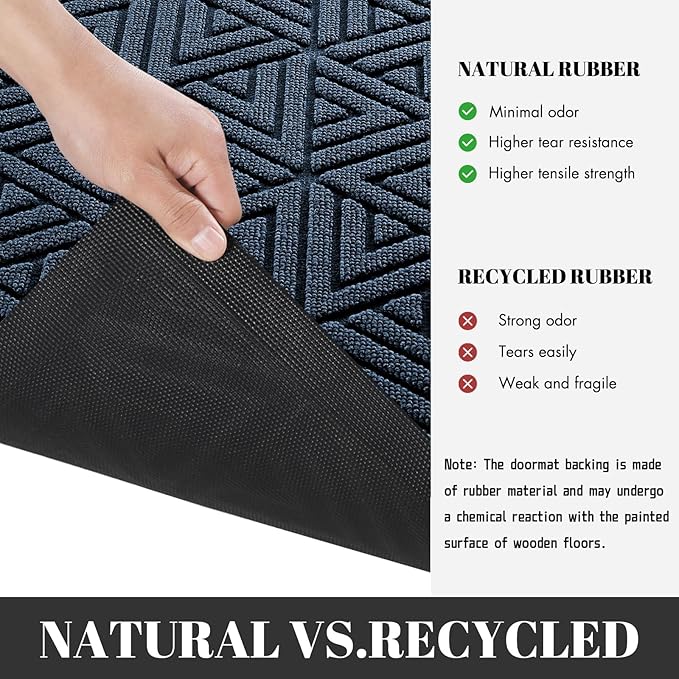 Yimobra Large Door Mat 47x24, All-Weather Waterproof Non-Slip Welcome Matt - Image 7