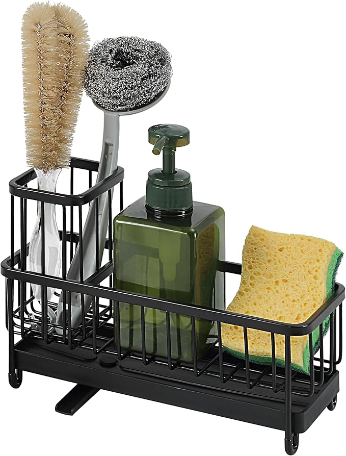 SunnyPoint Never Rust Stainless Utensil, Sink Cleaning Tools Holder by SunnyPoint