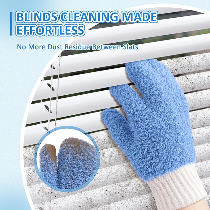 MIG4U Microfiber Dusting Gloves House Cleaning Glove - Image 4
