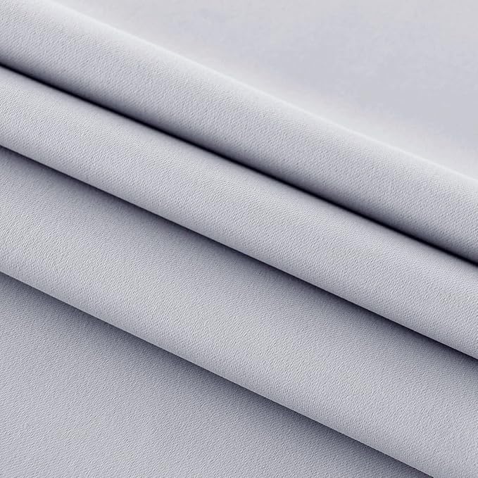 DWCN French Door Curtains – Rod Pocket Thermal Blackout Curtain - Image 5