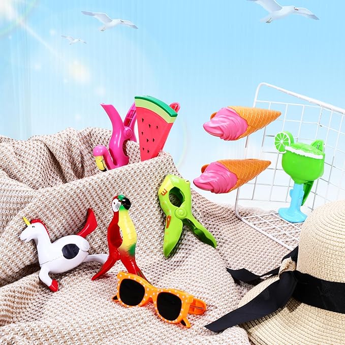 Rtteri 16 Pcs Beach Towel Clips - Image 4
