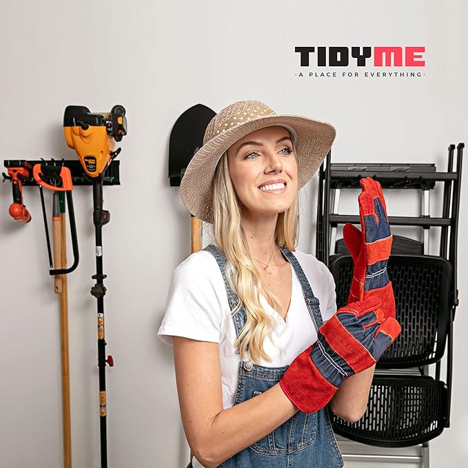 Garage Wall Organizer | 32" Heavy-Duty Tool Storage Rack | Adjustable - Image 5