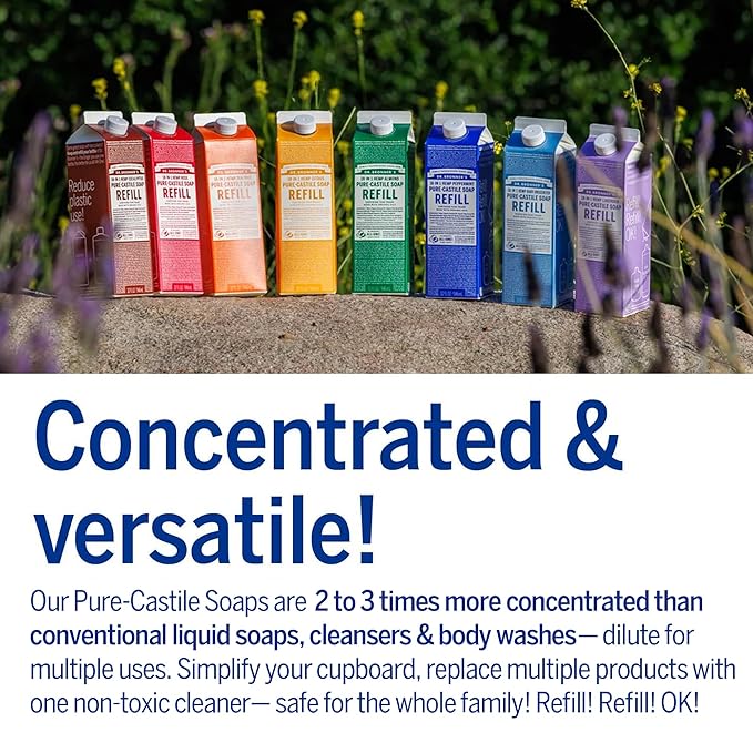 Dr. Bronner's Magic Soap-Pure-Castile Liquid Soap Refill-Regenerative Organic - Image 5