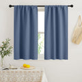 RYB HOME 45 inch Curtains for Kitchen Room Darkening Privacy Mini Curtain for by RYBHOME